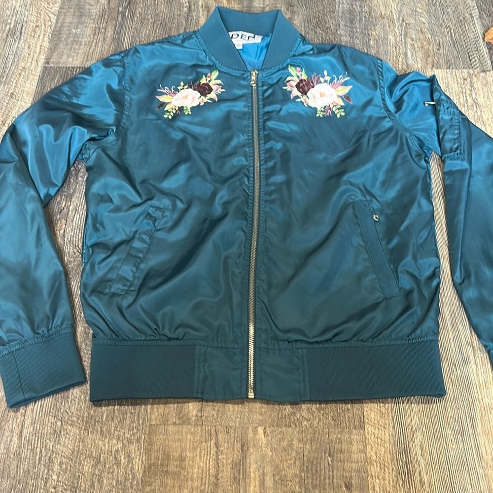 Joey Graceffa Floral Eden Bomber Jacket Size S